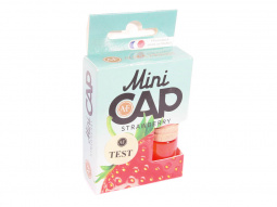 Ароматизатор подвесной с деревянной крышкой "AURA FRESH Mini CAP Strawberry " (Клубника) 4ml