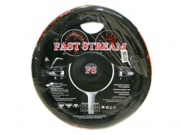 Оплетка руля "M" d37-39см "FAST STREAM" виниловая, "FAST TEAM"