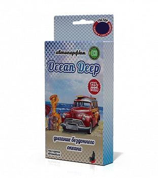 Ароматизатор под сиденье "Super Flower" "Ocean Deep" гелевый