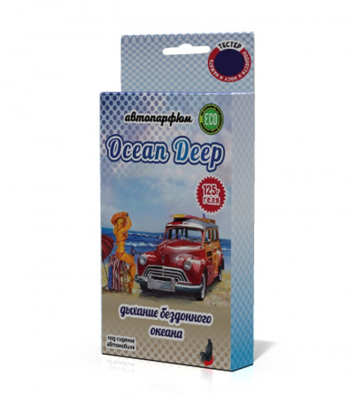 Ароматизатор под сиденье "Super Flower" "Ocean Deep" гелевый