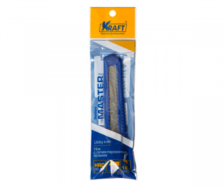 Нож с сегментным лезвием 18мм "KRAFT"