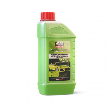 Автошампунь для БЕСКОНТАКТНОЙ МОЙКИ  1 л "AVS" "Active Foam" 1:2 PF-20 BASIC