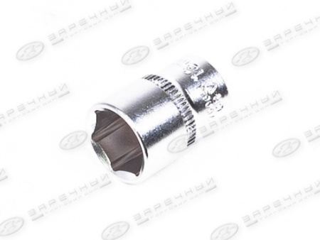 Головка  1/4" 13мм 6 гранная "KRAFT"