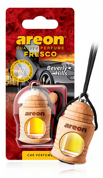 Ароматизатор подвесной с деревянной крышкой "AREON FRESCO" Beverly Hills