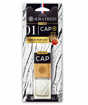 Ароматизатор подвесной с деревянной крышкой "AURA FRESH PRIME CAP № 1" (DIOR EAU SAUVAGE)