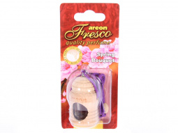 Ароматизатор подвесной с деревянной крышкой "AREON FRESCO" SPRING BOUQUET (Цветочный букет)