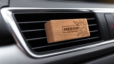 Ароматизатор на дефлектор деревянный "Medori" (New Car)