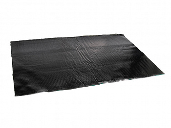 Шумо-виброизоляция "StP" "Smartmat Black 15" 750*470*1,5мм (фольгированный битумный лист)