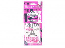 Ароматизатор подвесной картонный "AURA FRESH COUNTRY" Bubble Gum