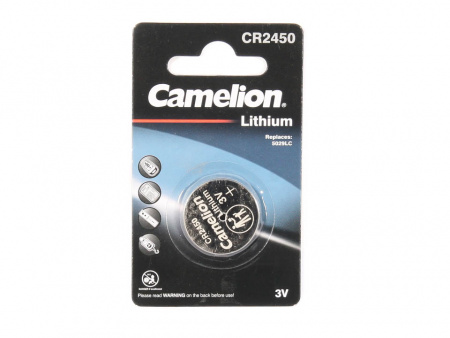 Батарейка CR2450 3V литиевая CAMELION