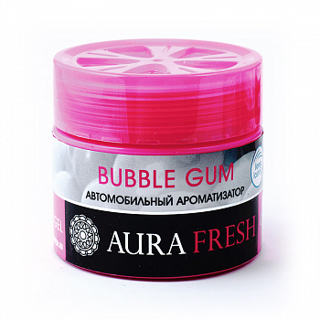 Ароматизатор на панель приборов "AURA FRESH CAR GEL Bubble Gum" (Бубль Гум)