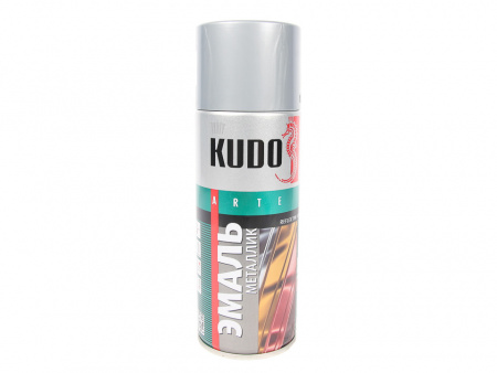 Краска аэрозольная хром металлик "KUDO" (520 мл)