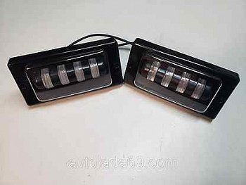 Фара противотуманная 2110-2115 светодиодная LED (к-т 2шт)