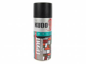 Грунт спрей (520 мл) алкидный черный "KUDO"