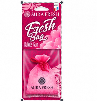 Ароматизатор подвесной мешочек "AURA FRESH" Fresh Bag Bubble Gum" (Бубль Гум)