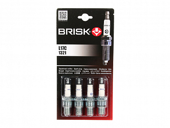 Свеча "BRISK" 406 дв. L17C "SUPER" (к-т 4шт)