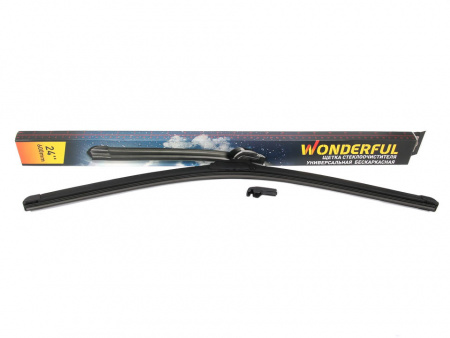 Щетка стеклоочистителя бескаркасная 600мм 24" "WONDERFUL"