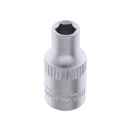 Головка  1/4"  5мм 6 гранная "AV Steel"
