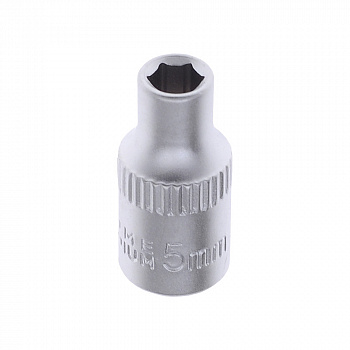 Головка  1/4"  5мм 6 гранная "AV Steel"