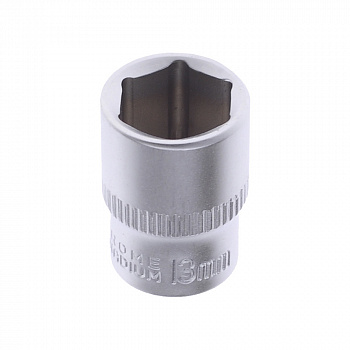 Головка  1/4" 13мм 6 гранная "AV Steel"