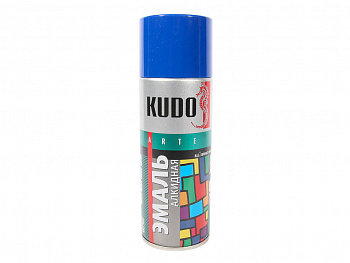 Краска аэрозольная синяя алкидная "KUDO" (520 мл)