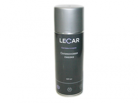 Смазка силиконовая (520 мл) (аэрозоль)"LECAR"