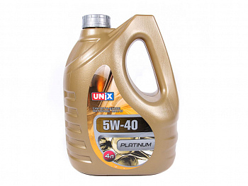 Масло моторное UNIX Platinum SN/CF 5W40 синт. 4л