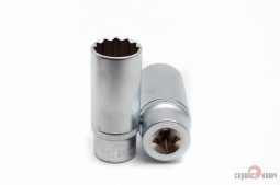 Головка 24мм 12 гранная "Сервис ключ" высокая