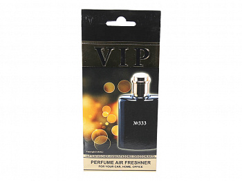 Ароматизатор подвесной "CARIBI VIP" №333 по мотивам Trussardi Black Extreme
