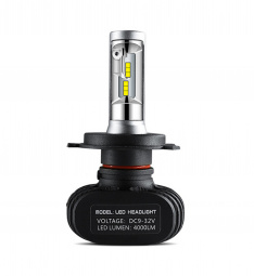 Лампа светодиод H4 S1-1 LED 12-24V 25W к-т 2шт 6500K 4000lm "YADA"