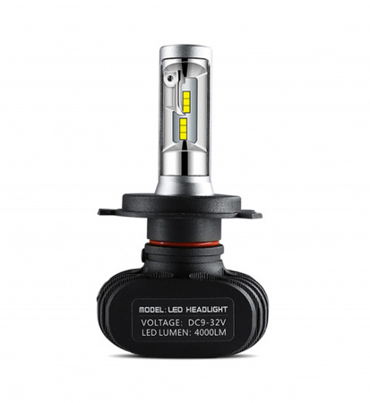 Лампа светодиод H4 S1-1 LED 12-24V 25W к-т 2шт 6500K 4000lm "YADA"