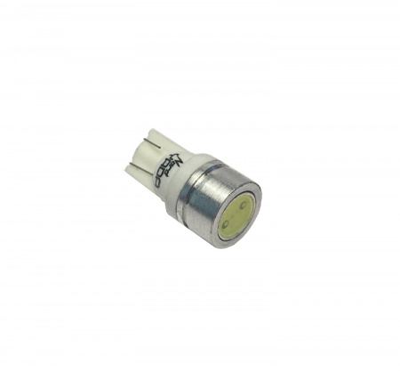 Лампа светодиод Т10 (24-5 габариты б/цок.) W5W 24V HIGH POWER LED белая "YADA"