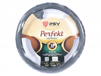 Оплетка руля "M" d37-39см "PSV" Perfect Fiber Серый