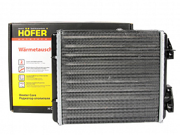 Радиатор отопителя 2105,07,21213,21214 алюмин. "HOFER" (HF 730224)