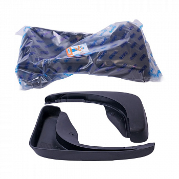 Брызговики  FORD FOCUS II хэтчбек с 2005-2008 г.в. задних к-т 2шт) (резино-пластик ТЭП) "ЗавГар"
