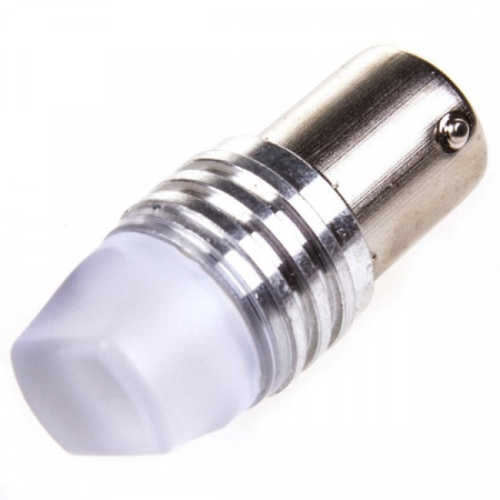 Лампа светодиод S25 (12-21) P21W 12V 9 SMD диодов BA15s 1-конт Белая SKYWAY Противотуманные, стопы,задний ход, повороты