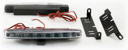 Огни ходовые "Вымпел" DRL-L8 3528 SMD (пласт.корп 8 диод) (к-т 2шт)