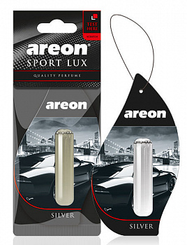Ароматизатор подвесной гелевый "AREON LIQUID LUX SPORT" Silver