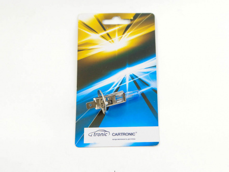 Лампа галоген H1 12/55W "CARTRONIC" +50%
