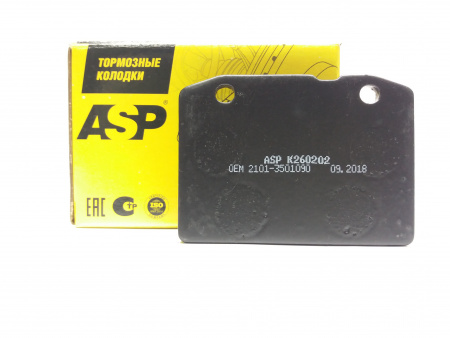 Колодки тормозные передние 2101 (к-т 4шт) "ASP"