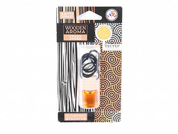 Ароматизатор подвесной с деревянной крышкой "Fouette Wooden Aroma" Citrus Strike