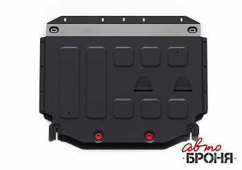 Защита картера Geely Tugella 2020- , V - 2.0 с креп. "АвтоБРОНЯ"