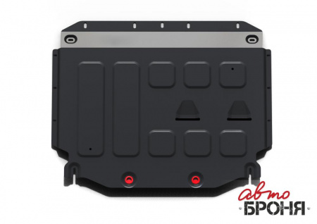 Защита картера Geely Tugella 2020- , V - 2.0 с креп. "АвтоБРОНЯ"