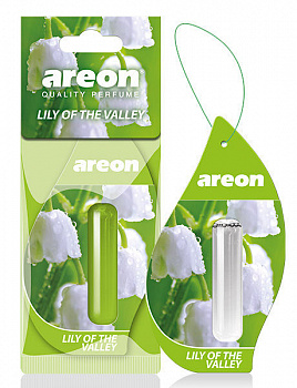 Ароматизатор подвесной гелевый "AREON" "LIQUID",5 мл Lily of the Valley