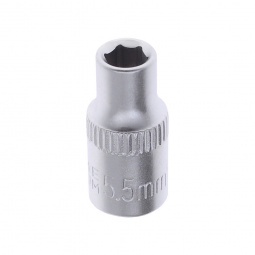 Головка  1/4"  5,5мм 6 гранная "AV Steel"