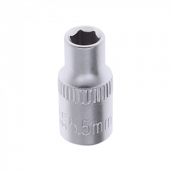Головка  1/4"  5,5мм 6 гранная "AV Steel"