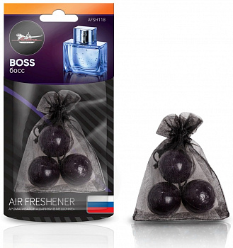 Ароматизатор подвесной "AIRLINE" "Шарики в мешочке" (Boss)