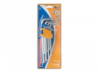 Набор звездочек (9 предм.) "TORX" Г-обр. "KRAFT"