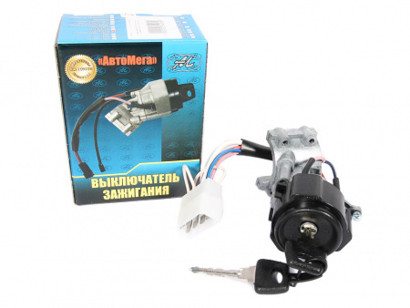 Замок зажигания 3110 (8-ми конт.) с подсветкой,защитой "НИКА-Л" в уп.