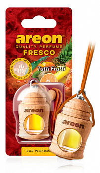 Ароматизатор подвесной с деревянной крышкой "AREON FRESCO" Tutti Frutti